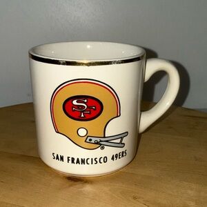 Vintage 1981-82 San Francisco 49ers Mug Super Bowl XVI Champions Season Record